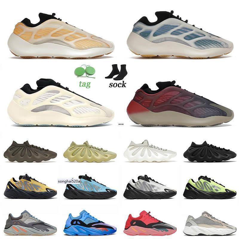 700 v2 v3 Running Shoes Kyanite Safflower Fade Carbon Azareth Bright Cyan Hi Res Blue luv''V2''YEEZIES''BOOSTs''yezzies''350, B35 bone 36-45
