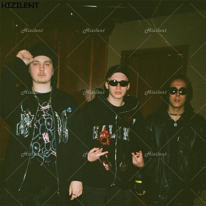 Y2K Skeleton Zip Up Oversized Sweatshirts autumn Goth Hoodies Women Grunge Hooded Jacket Streetwear Y2K clothing 220817