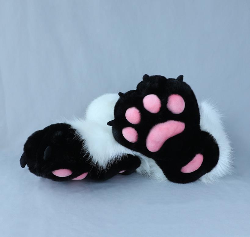 Fursuit Paws Socks Furry Boots Shose Costume Accessories Lion Bear Cat Animal Props Women Lolita Fluffy Cute Cosplay Set