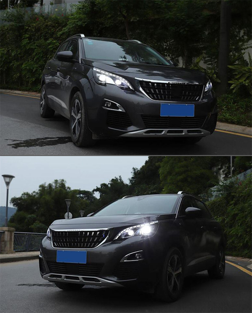 Head Lamp for Peugeot 4008 5008 LED Headlight 20 17-2021 Headlights 4008 5008 DRL Turn Signal High Beam Working Light