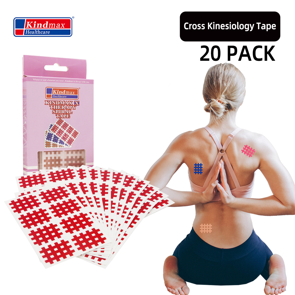 Cross Knee Brace Tape Physical Therapy for Pain Relief Exercise Type Tape Face Acupuncture Sticker Skin