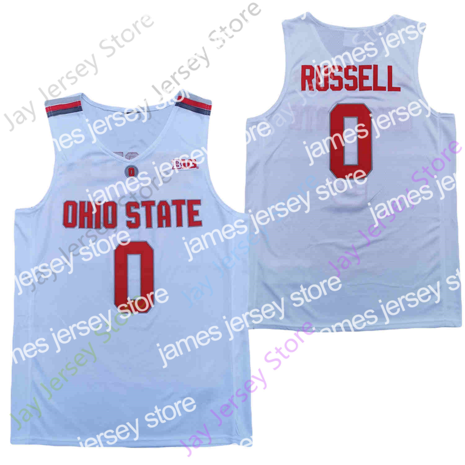 2022 2020 New NCAA Ohio State Buckeyes Jerseys 0 Russell College Basketball Jersey White Red Size Youth Adult 
2022 2020 New NCAA Ohio State Buckeyes Jerseys 0 Russell College Basketball Jersey White Red Size Youth Adult