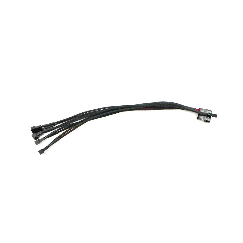 Computer Cables & Connectors 30cm Sleeved Fans Extension Power Cable Connector 4 Pin To 5x PWM 4Pin Fan Splitter Adapter For Molex PC Mother
Computer Cables & Connectors 30cm Sleeved Fans Extension Power Cable Connector 4 Pin To 5x PWM 4Pin Fan Splitter Adapter For Molex PC Mother