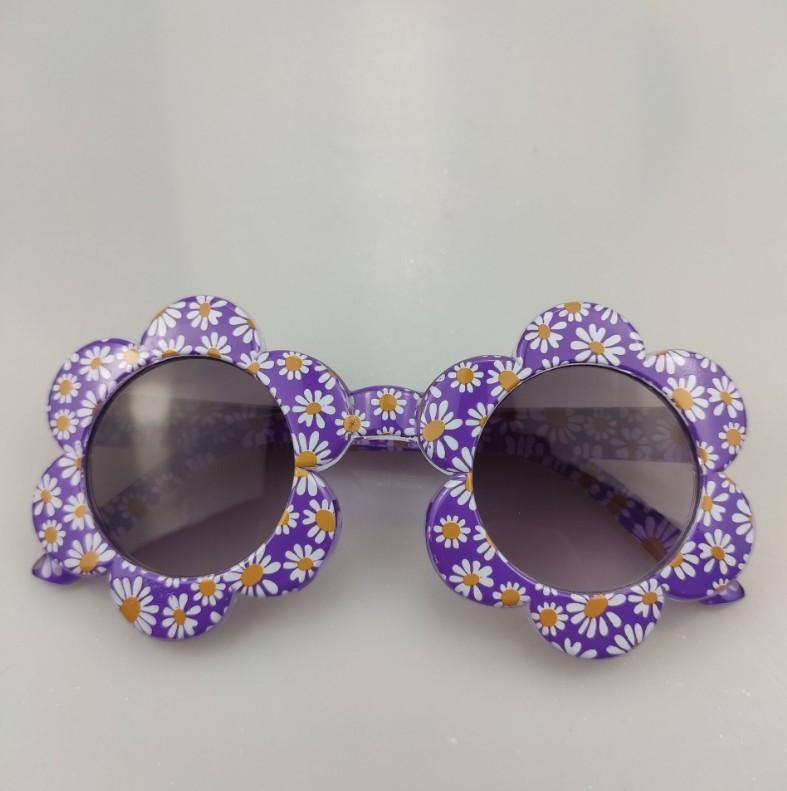 2022 New Flower Round Cute Kids Sunglasses for Boy Girls Toddler Lovely Baby Sun Glasses Children Oculos De Sol H260130
