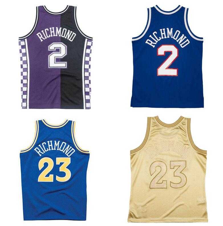 

2022 Stitched classic retro jersey Mitch Richmond Mitchell and Ness 1990-91 92-93 94-95 Basketball jerseys Men women youth S-6XL, Stitched jersey