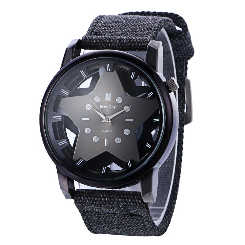 Wristwatches Women Watches Big Casual Quartz Watch Five-pointed Star Canvas Strap Wrist Relogios Feminino WristwatchesWristwatches, Silver
Wristwatches Women Watches Big Casual Quartz Watch Five-pointed Star Canvas Strap Wrist Relogios Feminino WristwatchesWristwatches, Silver