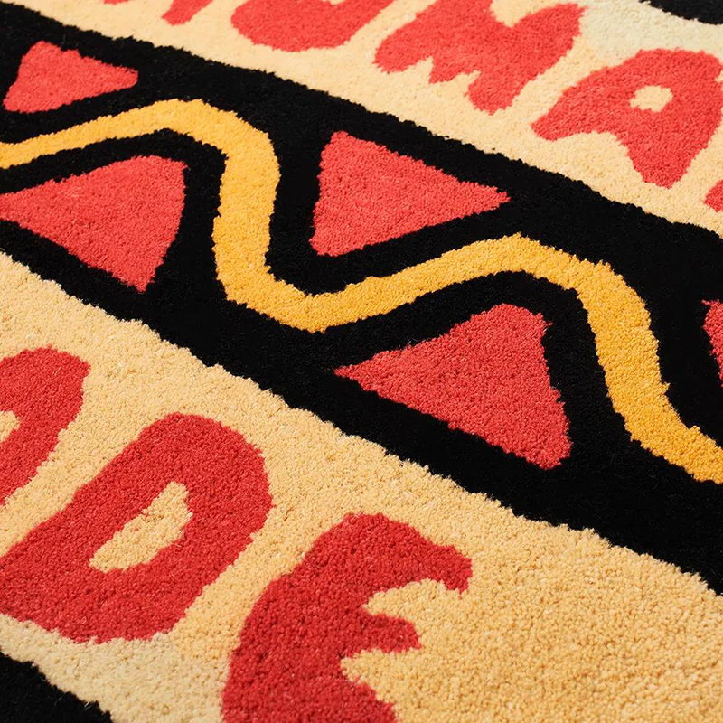 Home Furnishings Art Carpet Human Made Hot Dog Area Rug Hypebeast Collection Parlor Bedroom Playroom Handmade Aesthetics Trending Floor Mat Supplier
