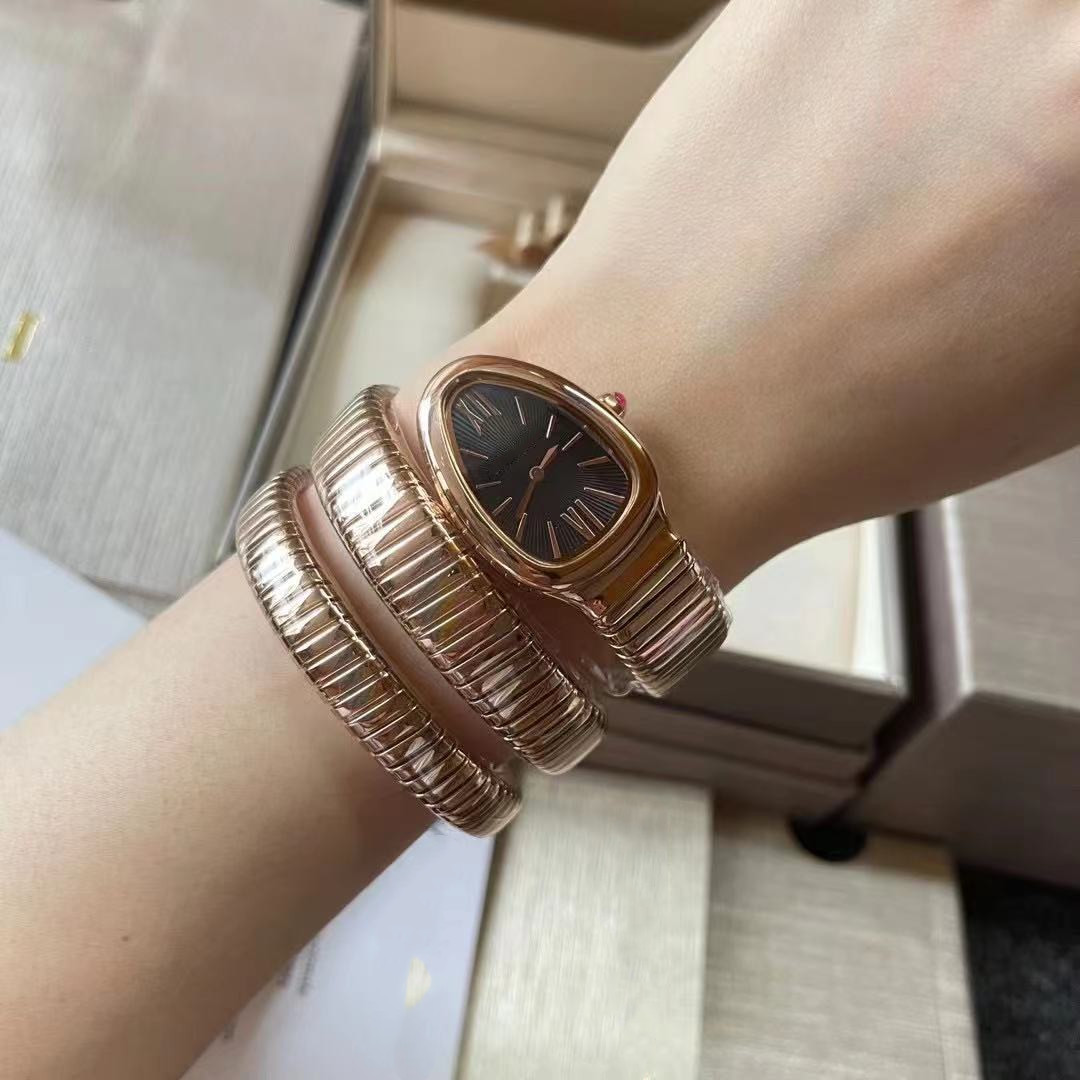 Luxury Women Watch Quartz Movement Snake Watches Diamond Bezel Silver Rose Gold Stainless Steel Female Lady Wristwatches, 10
Luxury Women Watch Quartz Movement Snake Watches Diamond Bezel Silver Rose Gold Stainless Steel Female Lady Wristwatches, 10