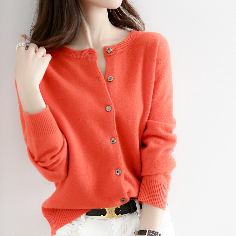 2022 Ladies Spring And Autumn New O-Neck Cashmere cardigan Sweater Casual Comfortable Fashion Long-Sleeved Cardigan Top, Denim blue
2022 Ladies Spring And Autumn New O-Neck Cashmere cardigan Sweater Casual Comfortable Fashion Long-Sleeved Cardigan Top, Denim blue