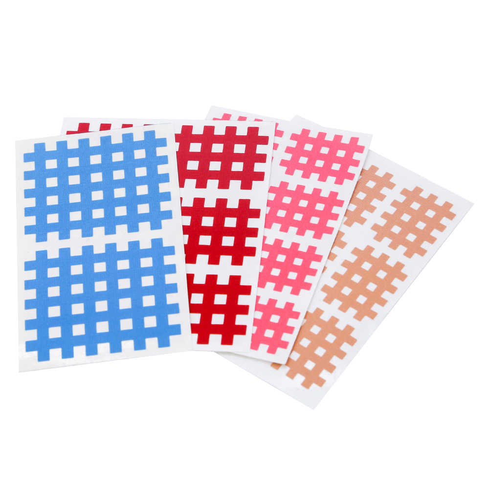 Cross Knee Brace Tape Physical Therapy for Pain Relief Exercise Type Tape Face Acupuncture Sticker Skin