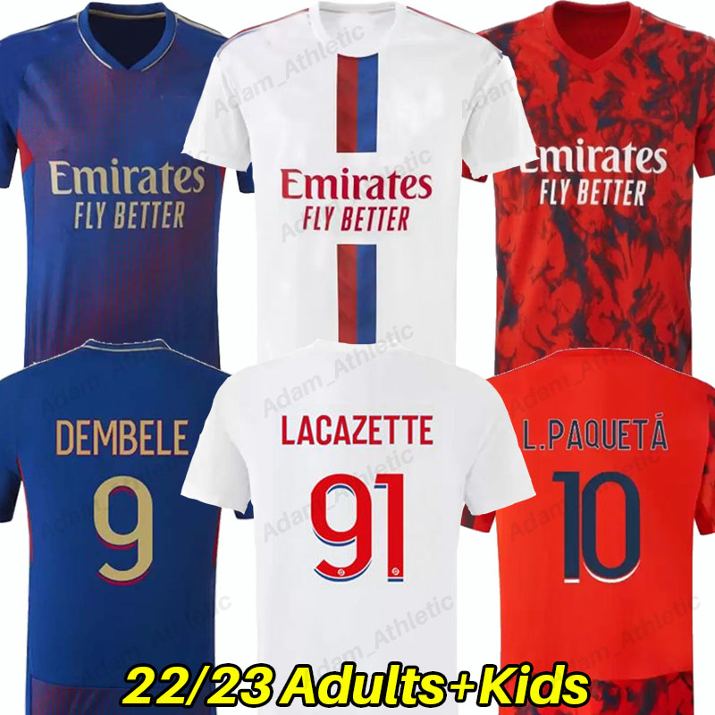 Maillot Lyons jerseys 22 23 LACAZETTE L.PAQUETA TAGLIAFICO TOLISSO TETE football shirts men kids kit TOKO EKAMBI DEMBELE CHERKI AOUAR NDOMBELE T.MENDES soccer jersey, 22-23 away
Maillot Lyons jerseys 22 23 LACAZETTE L.PAQUETA TAGLIAFICO TOLISSO TETE football shirts men kids kit TOKO EKAMBI DEMBELE CHERKI AOUAR NDOMBELE T.MENDES soccer jersey, 22-23 away
