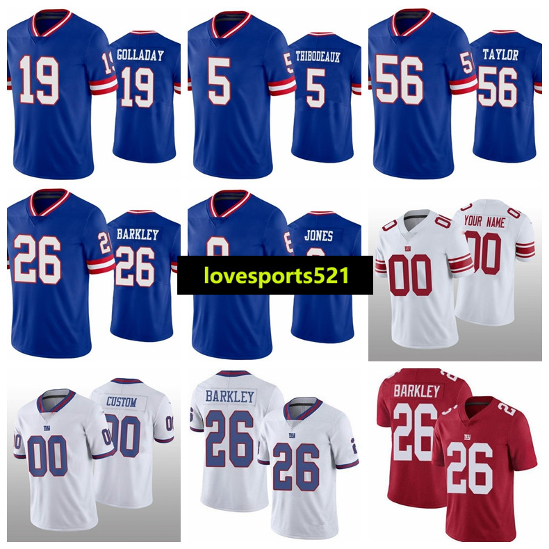 

Football Jerseys Custom New York''Giants''men 5 Kayvon Thibodeaux 8 Daniel Jones 26 Saquon Barkley 19 Kenny Golladay 3 Sterling Shepard women youth 818, Nik