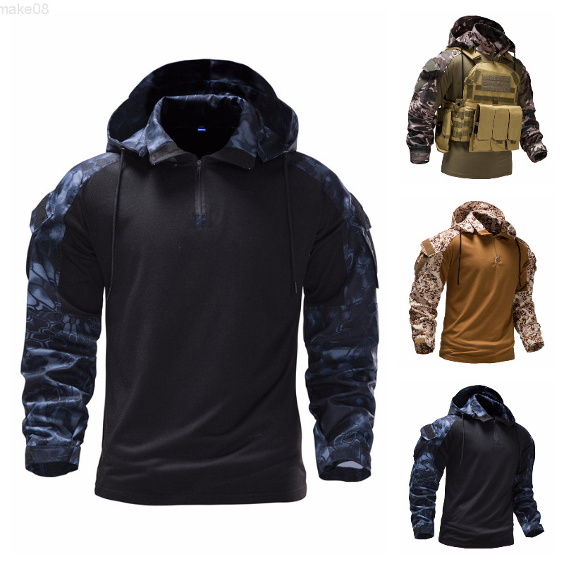 Sweater Men' Military Camouflage Cargo Hoodies Tactical Long Sleeve Fashion Ho, Army green
Sweater Men' Military Camouflage Cargo Hoodies Tactical Long Sleeve Fashion Ho, Army green