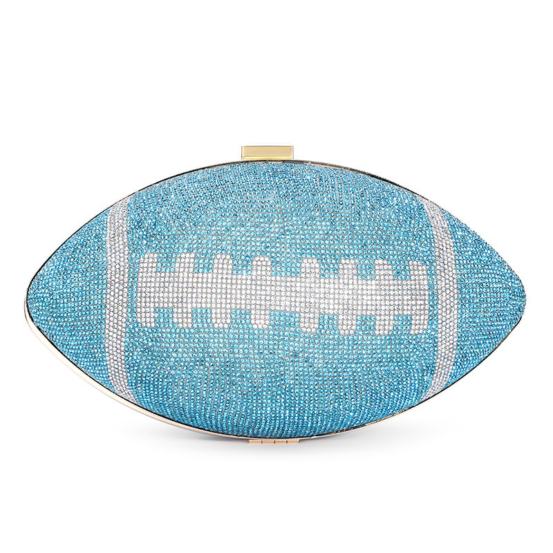 Dia Evening Clutch Purse Bag Bridal Bg Football Shape Handbag Trendy Fashion One-shoulder Lady Bags XA19H 220818 6745