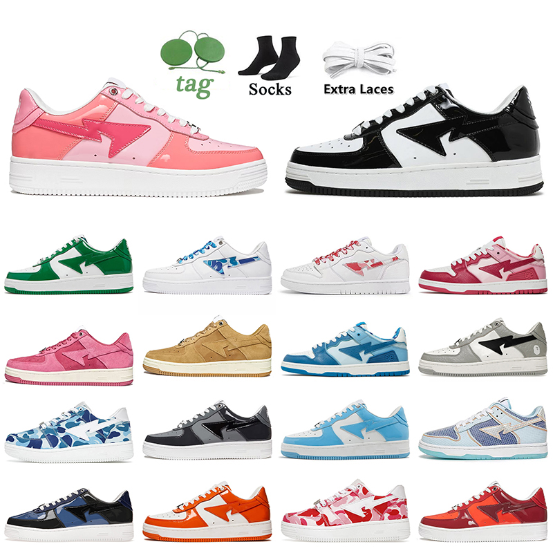 Shoes Color Camo Combo Pink Black SK8 Sta Grey Green Orange Blue 2022 Top Quality Women Mens Sports Trainers Patent Leather Platform Sneakers, C40 36-45
Shoes Color Camo Combo Pink Black SK8 Sta Grey Green Orange Blue 2022 Top Quality Women Mens Sports Trainers Patent Leather Platform Sneakers, C40 36-45