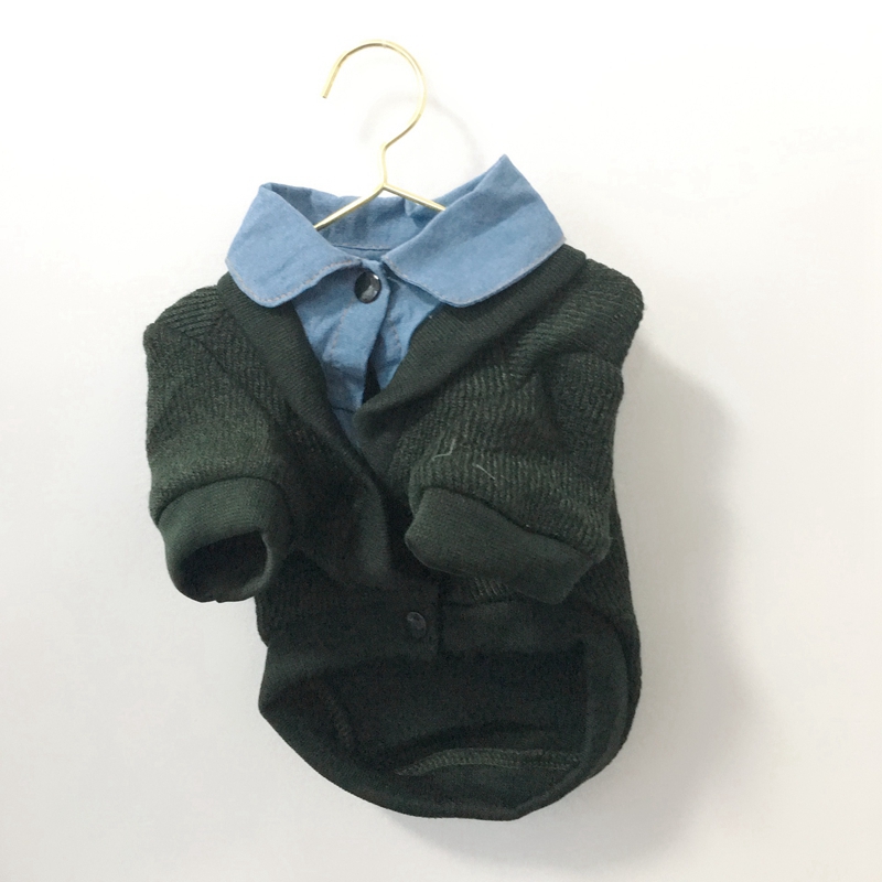 Wholesale 25cm 20cm 15cm 12cm Pet Gold Metal Clothes Shirts Hanger Rack Small Strong Coats Hanger For Dog