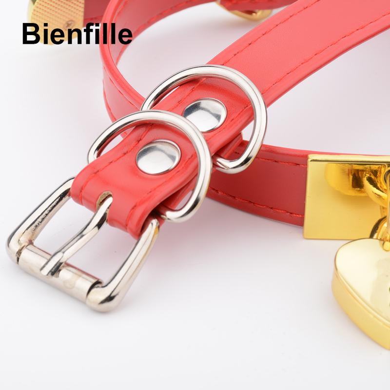 Fashion Wholesale Choker Womens Gold Metal Love Heart PadLock Collares Mens Necklace Gothic Punk Buckle BDSM Choker 220818