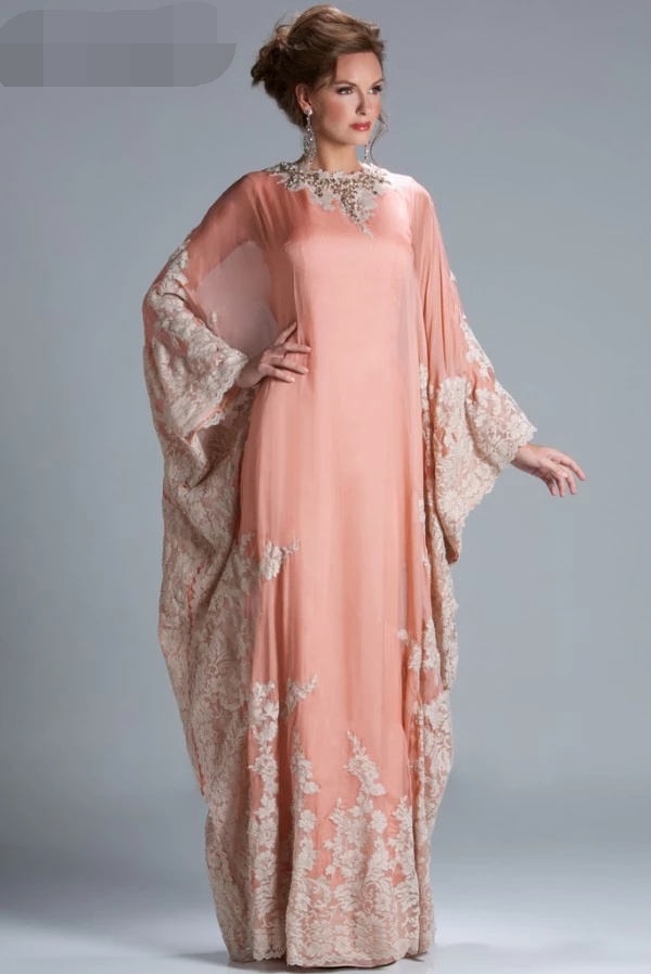 Gorgeous Kaftan Abaya Arabic Evening Dresses Lace Appliques Chiffon Long Prom Gowns Dubai Muslim Formal Wear, Water melon
Gorgeous Kaftan Abaya Arabic Evening Dresses Lace Appliques Chiffon Long Prom Gowns Dubai Muslim Formal Wear, Water melon