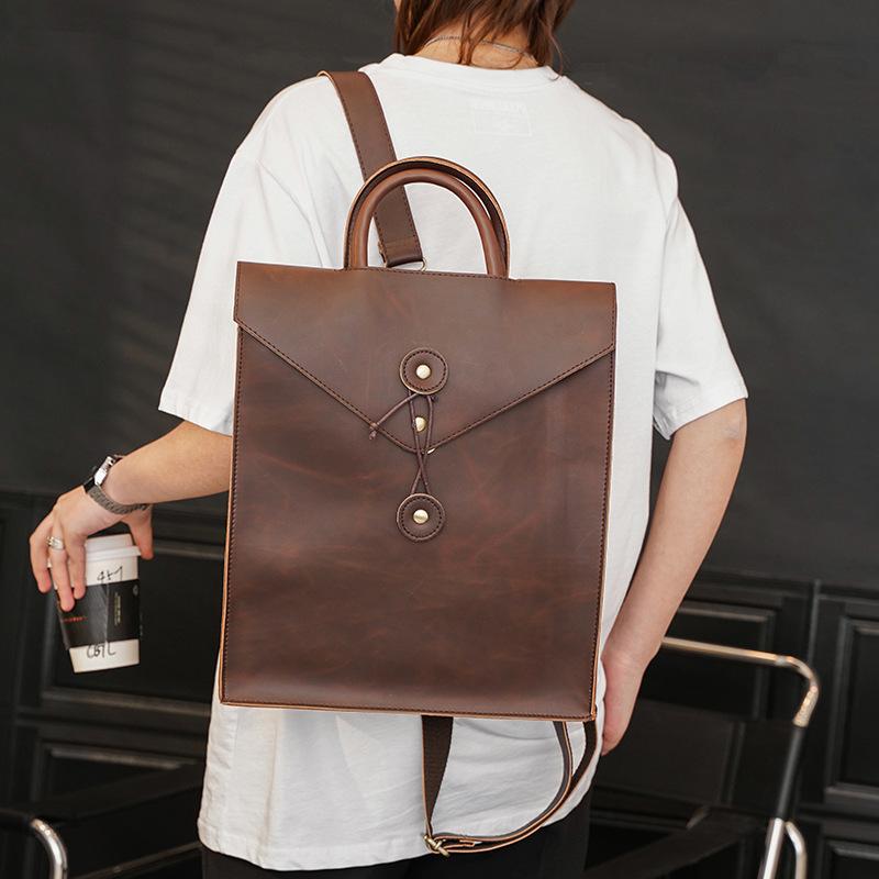 Backpack Men's Crazy Horse Leather Laptop Large Capacity Women's Backpacks Vintage School Bags Multifunction HandbagBackpack, Black
Backpack Men's Crazy Horse Leather Laptop Large Capacity Women's Backpacks Vintage School Bags Multifunction HandbagBackpack, Black