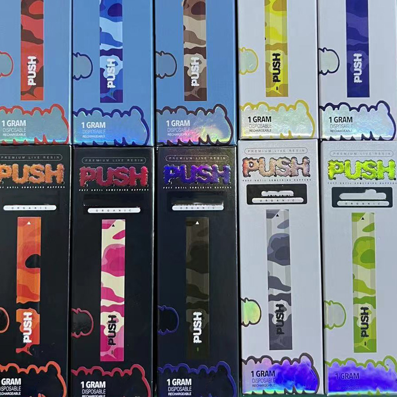 Empty Push Brand Disposable pod Vape Pens 1.0ml Vapor with colorful Packaging Device
Empty Push Brand Disposable pod Vape Pens 1.0ml Vapor with colorful Packaging Device