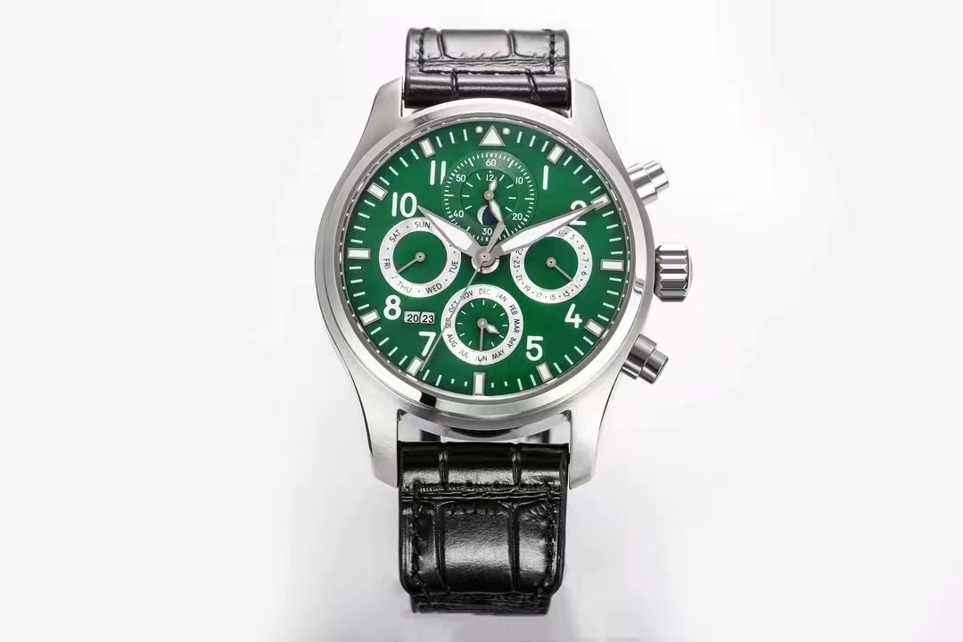 Men's Mechanical Watch Green Literal Silver Case Stainless Steel Super High Quality Movement Self-Winding 42mm Luxury Multifunction Timer
Men's Mechanical Watch Green Literal Silver Case Stainless Steel Super High Quality Movement Self-Winding 42mm Luxury Multifunction Timer