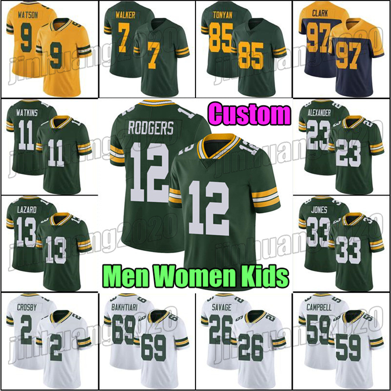 Packer 12 Aaron Rodgers Jones Allen Lazard Jersey Football Green Bayes Jaire Alexander Sammy Watkins Adrian Amos Jerseys Preston Smith Kenny Clark Campbell Douglas, Youth custom jersey (bzg)
Packer 12 Aaron Rodgers Jones Allen Lazard Jersey Football Green Bayes Jaire Alexander Sammy Watkins Adrian Amos Jerseys Preston Smith Kenny Clark Campbell Douglas, Youth custom jersey (bzg)