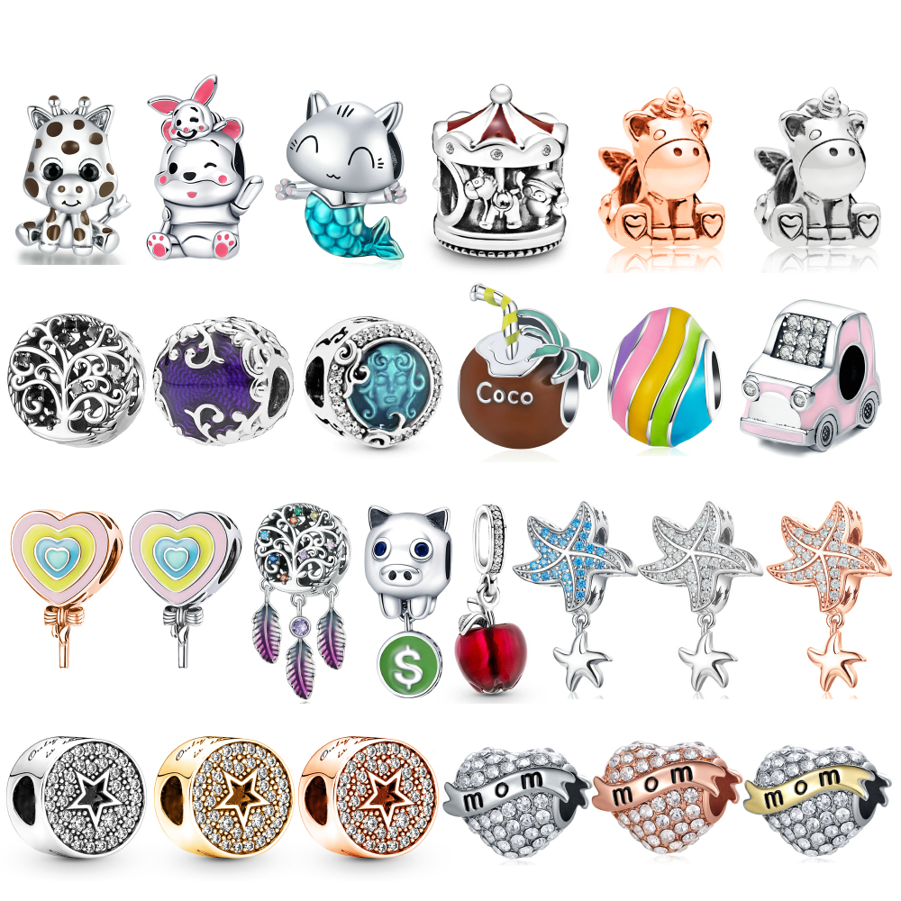 Fashion Original Fit Pandora Designer Charm Pendant Colorful Silver Bead Jewelry
Fashion Original Fit Pandora Designer Charm Pendant Colorful Silver Bead Jewelry