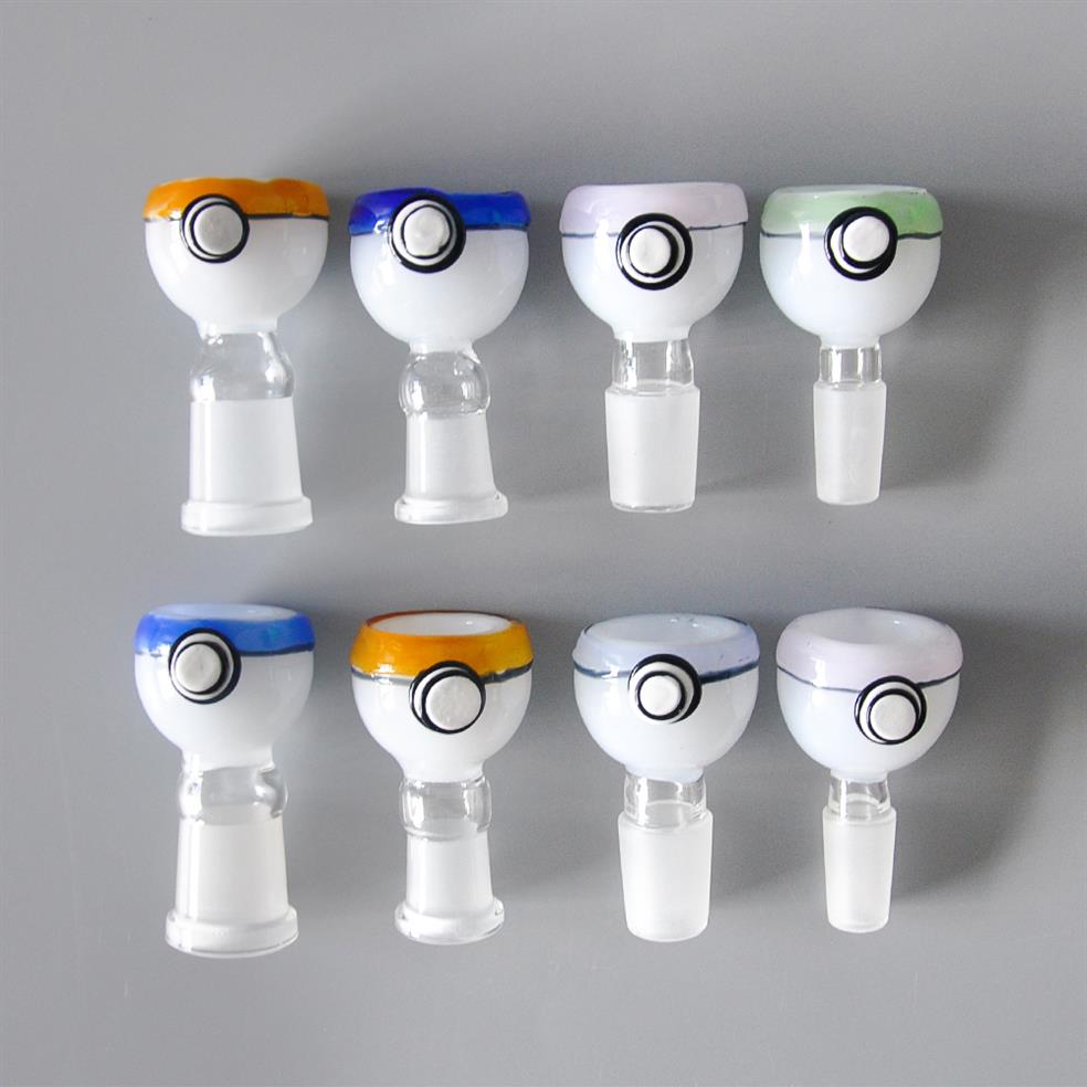 Pokeball Bowl Glass for water pipe mix 5colors with 14 4mm 18 8mm male female joint 229f
Pokeball Bowl Glass for water pipe mix 5colors with 14 4mm 18 8mm male female joint 229f