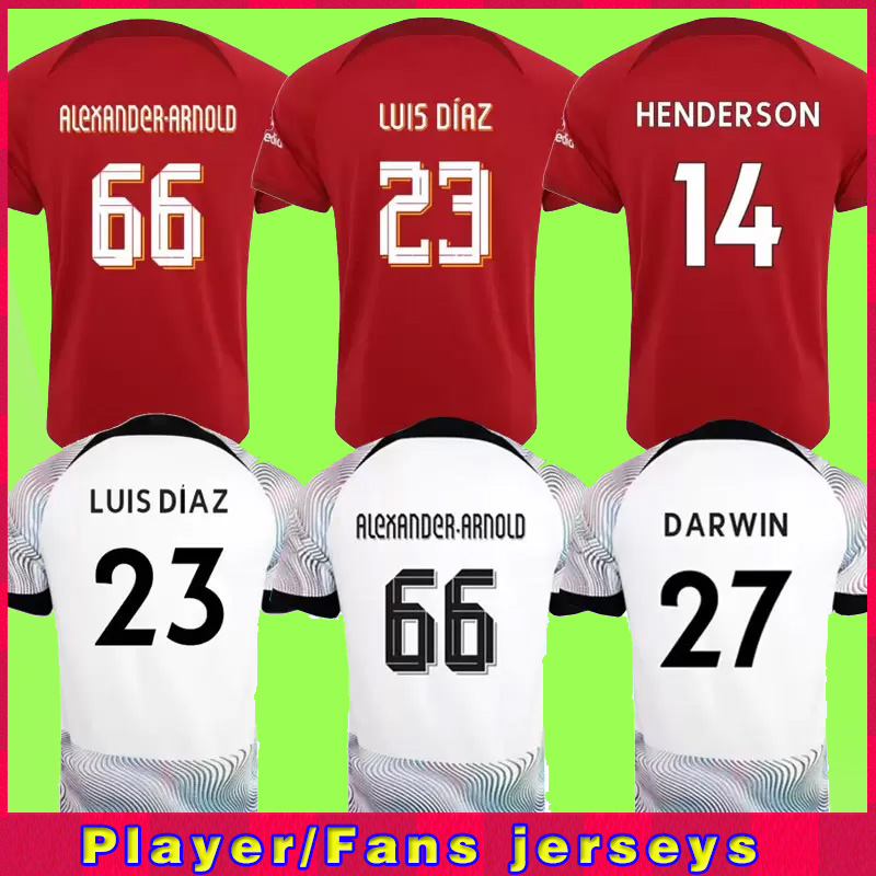 22 23 season home away 3rd RED YELLOW DARWIN soccer jerseys 2022 2023 Mohamed Diogo Luis DIaz Alexander Arnold football shirts men kids kit uniform, Home patches
22 23 season home away 3rd RED YELLOW DARWIN soccer jerseys 2022 2023 Mohamed Diogo Luis DIaz Alexander Arnold football shirts men kids kit uniform, Home patches