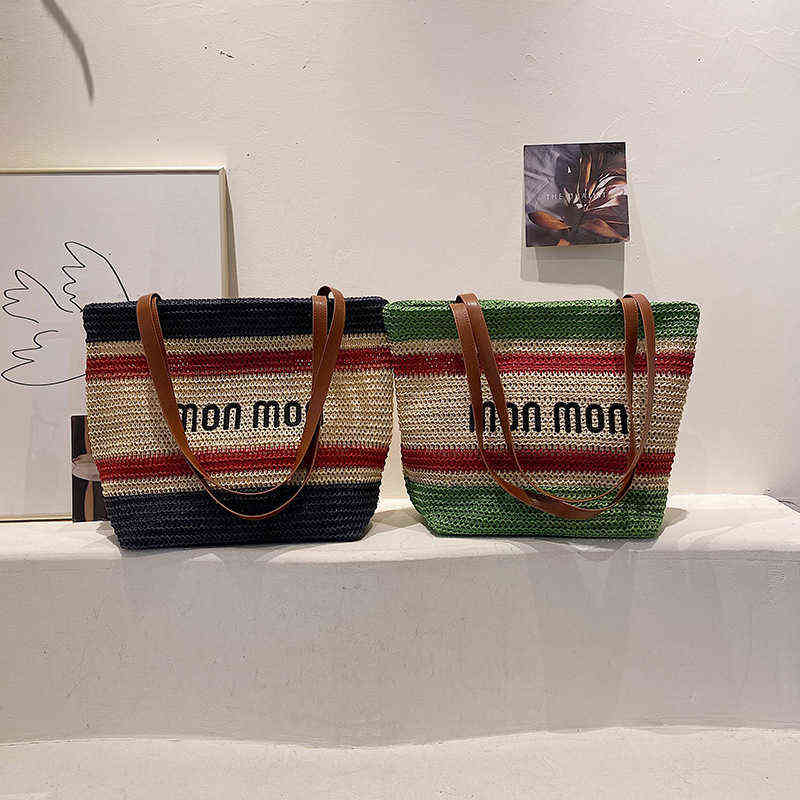Handbags 2022 spring and summer straw woven holiday wind Beach Bag underarm large capacity shopping Lafite single shoulder, Green
Handbags 2022 spring and summer straw woven holiday wind Beach Bag underarm large capacity shopping Lafite single shoulder, Green