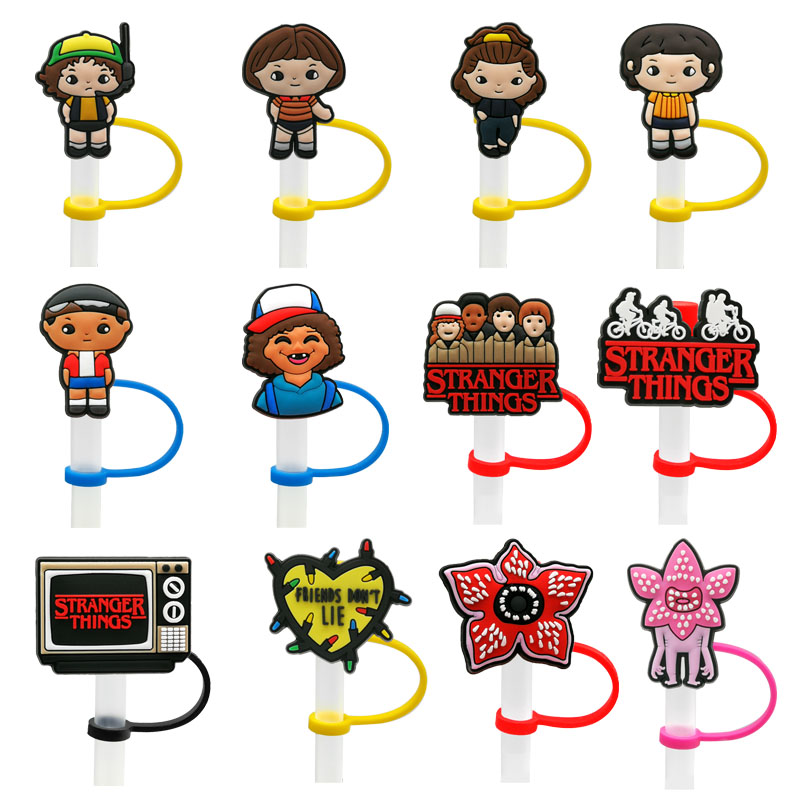 custom stranger things straw topper silicone mold cover fashion charms Reusable Splash Proof drinking dust plug decorative 8mm straw party supplies
custom stranger things straw topper silicone mold cover fashion charms Reusable Splash Proof drinking dust plug decorative 8mm straw party supplies
