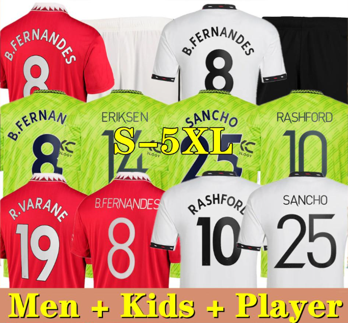 Free ship 22 23 S-5XL soccer jersey player version RASHFORD SANCHO SHAW POGBA 22 23 fans MANS UTD MARTIAL B. FERNANDES MANCHESTERS football shirt men kids kit uniforms, 22/23 home
Free ship 22 23 S-5XL soccer jersey player version RASHFORD SANCHO SHAW POGBA 22 23 fans MANS UTD MARTIAL B. FERNANDES MANCHESTERS football shirt men kids kit uniforms, 22/23 home