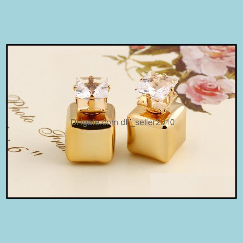 Stud Earings For Woman Fashion Bright Beads Earrings Charm Ball Earring Jewelry Women Studs Drop Delivery 2021 Dhseller2010 Dhfjz