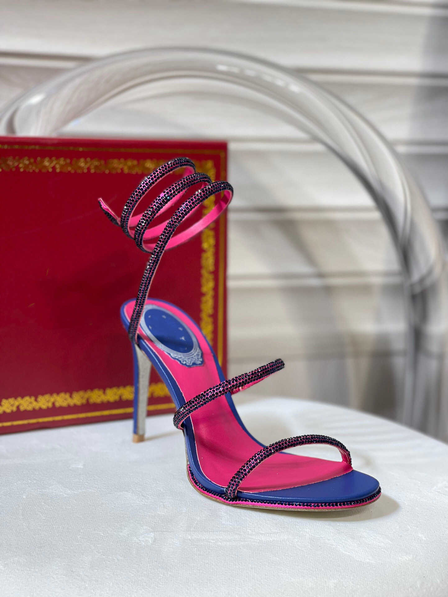 Snakelike twining sandals women summer thick heels The first layer of cowhide Women designer luxury shoes top quality wedding party, As pic 10
Snakelike twining sandals women summer thick heels The first layer of cowhide Women designer luxury shoes top quality wedding party, As pic 10