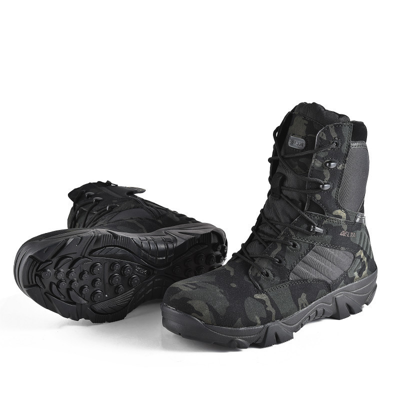 Camouflage Men Boots Work Safty Shoes Men Desert Tactical Military Boots Autumn Winter Special Force Army Ankle Boots Men 220819