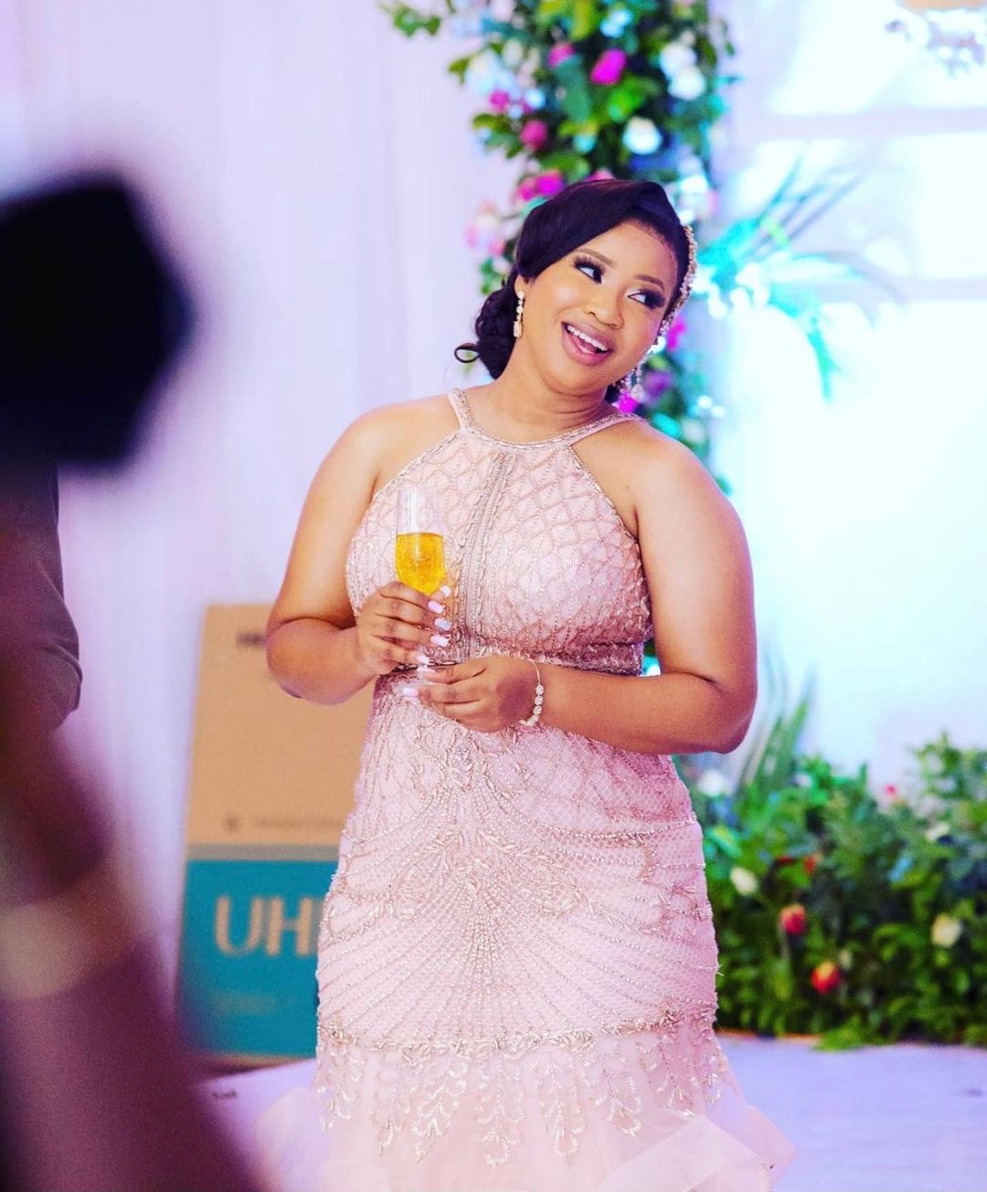 2022 Plus Size Arabic Aso Ebi Champagne Mermaid Luxurious Prom Dresses Beaded Crystals Evening Formal Party Second Reception Birthday Engagement Gowns
