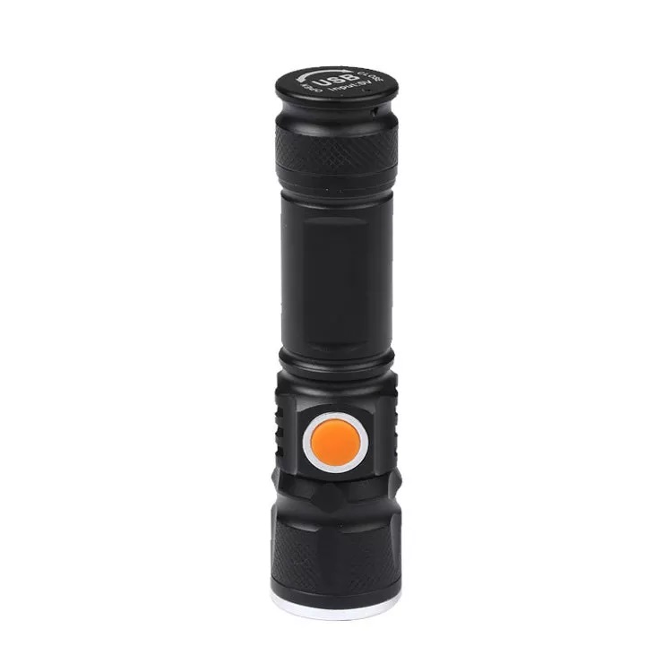 Super Bright USB Charging Hlm Flashlights Zoomable High Lumen Mini Powerful Rechargeable Torch Light For Camping