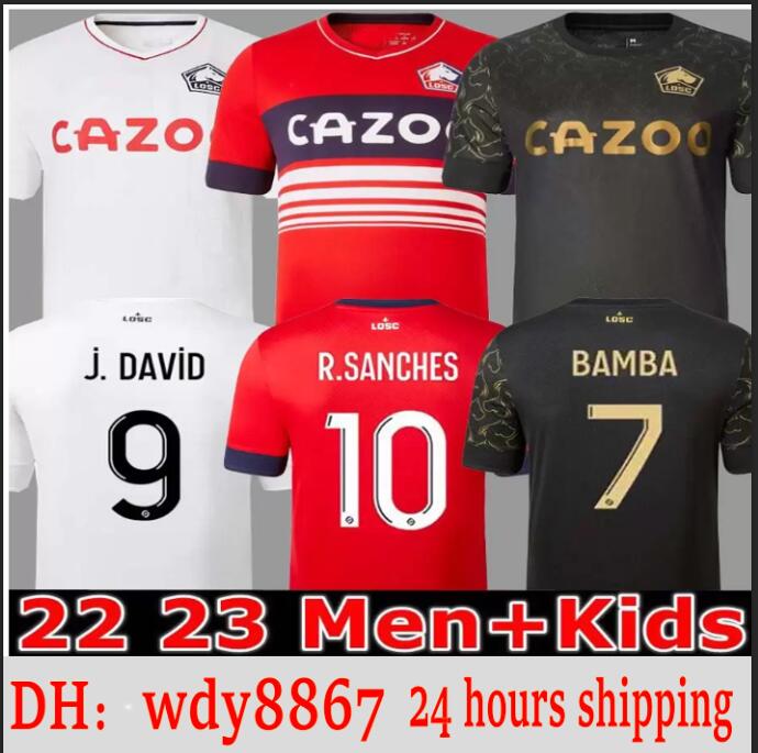 2022 2023 LOSC Lille soccer jersey DAVID FONTE BURAK BAMBA YAZICI football shirts 22 23 JIKONE R.SANCHES T.WEAH L.ARAUJO maillots Adult, 2th
2022 2023 LOSC Lille soccer jersey DAVID FONTE BURAK BAMBA YAZICI football shirts 22 23 JIKONE R.SANCHES T.WEAH L.ARAUJO maillots Adult, 2th