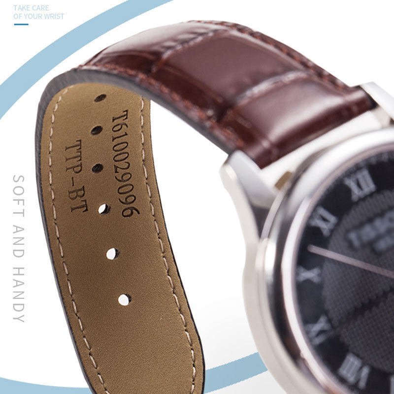 Handmade Genuine Leather watch band 19mm 20mm 21mm 22mm for Tissot Lilock Curved Strap Belt 1853 Substitute for T41 High Quality 220819