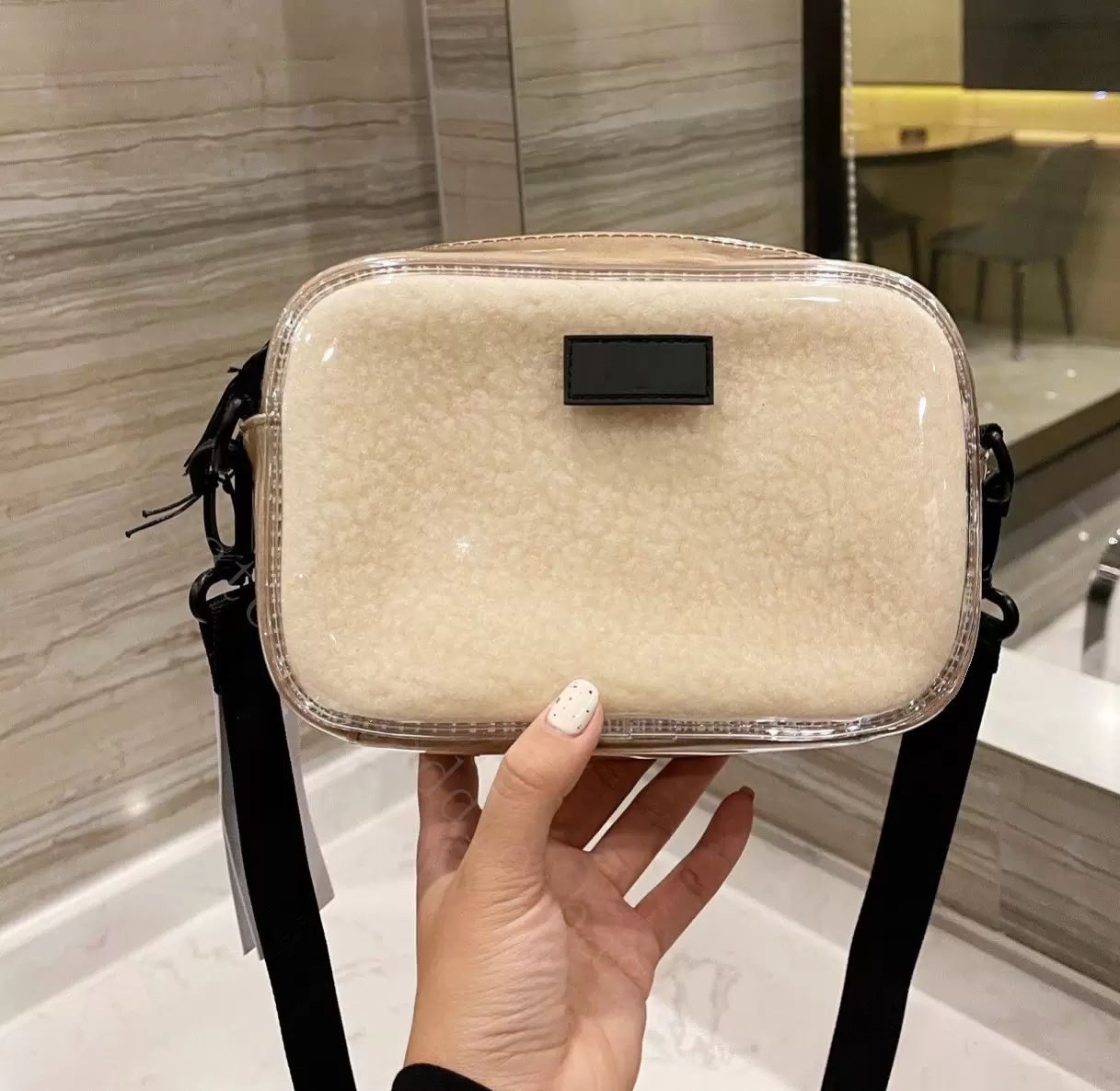 Soft Wool Lady Fashion Shoulder Bags Waist Women Crossbody Letter Leather Handbags Designer Wallets Totes Winter Mini Coin Purse, Pink
Soft Wool Lady Fashion Shoulder Bags Waist Women Crossbody Letter Leather Handbags Designer Wallets Totes Winter Mini Coin Purse, Pink