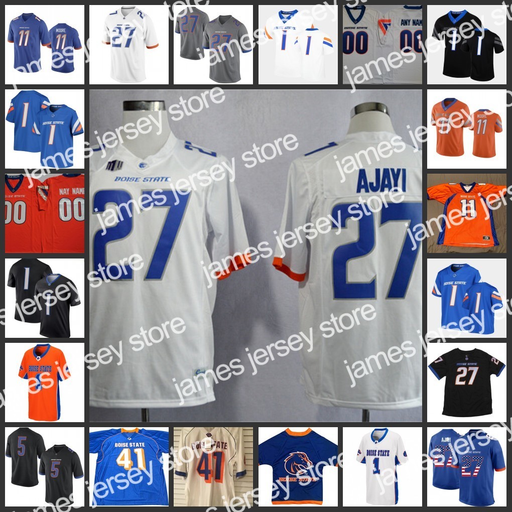 2022 2022 NCAA Custom Boise State Football Jersey 16 Jack Sears 19 Hank Bachmeier 56 Casey Kline 2 Khalil Shakir 24 George Holani 88 Tyneil, Navy 
2022 2022 NCAA Custom Boise State Football Jersey 16 Jack Sears 19 Hank Bachmeier 56 Casey Kline 2 Khalil Shakir 24 George Holani 88 Tyneil, Navy
