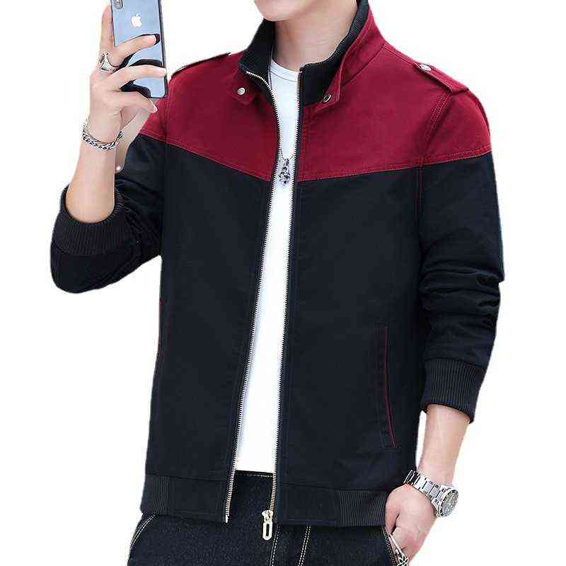 Mens Bomber Jacket 2022 New Spring Men's Fashion Jacket Coat Casual Stand Collar Windbreakers Men Fashion Clothing G220818