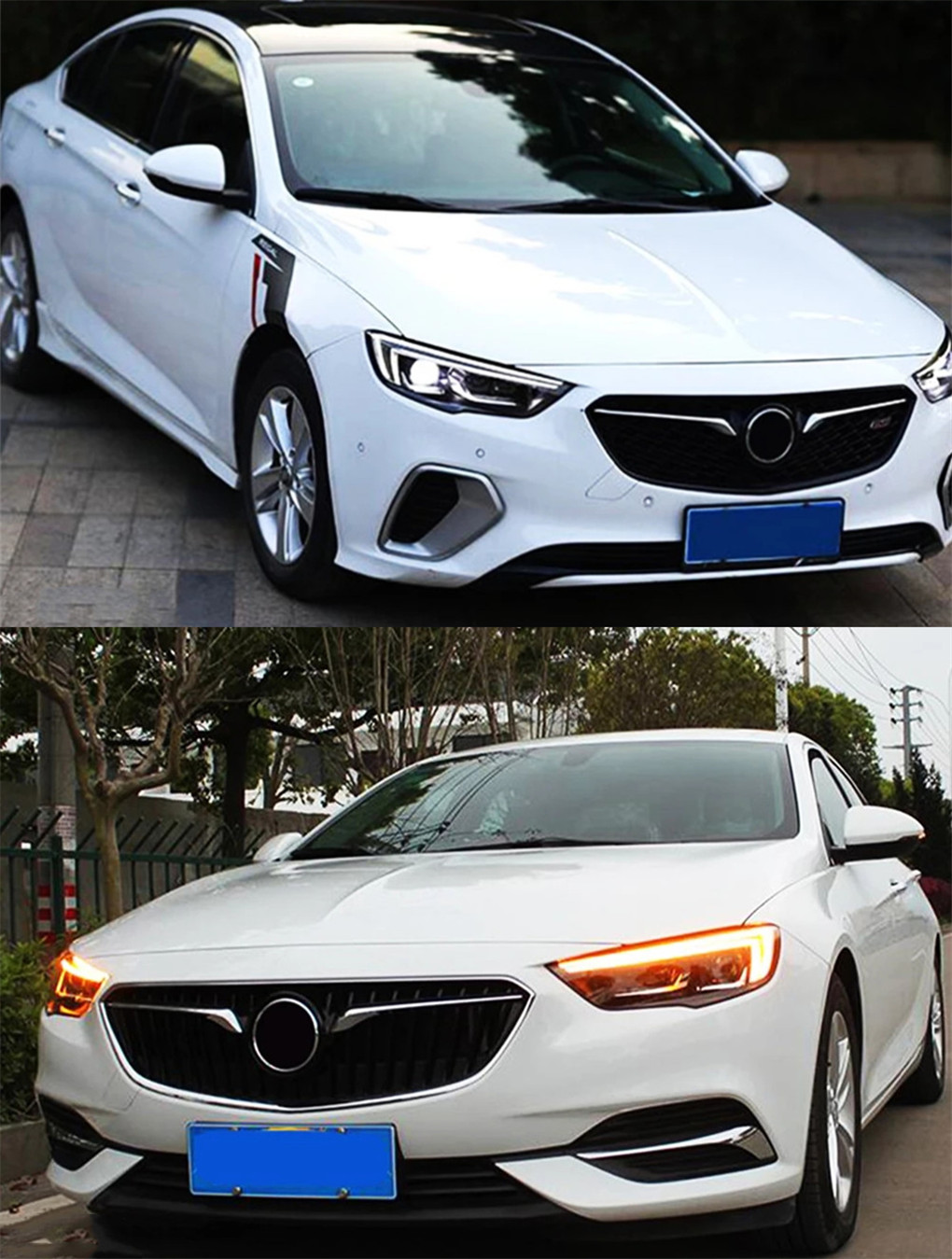 Car Tuning Headlights for Opel Buick 20 17-2021 Regal LED Headlight High Low Beam Front Lamp Turn Signal Lights