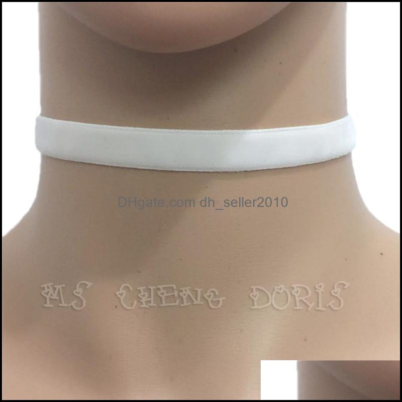 Chokers Punk Gothic Veet Choker Necklace Tattoo Necklaces Women Chocker Collares Mujer Collier Femme Bijoux Drop Deliver Dhseller2010 Dhiwh