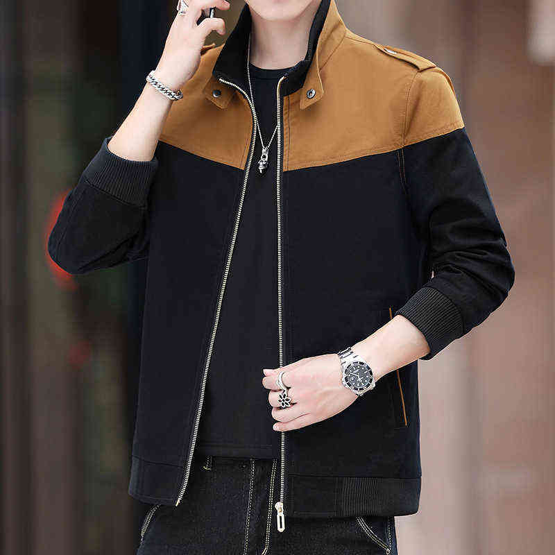 Mens Bomber Jacket 2022 New Spring Men's Fashion Jacket Coat Casual Stand Collar Windbreakers Men Fashion Clothing G220818
