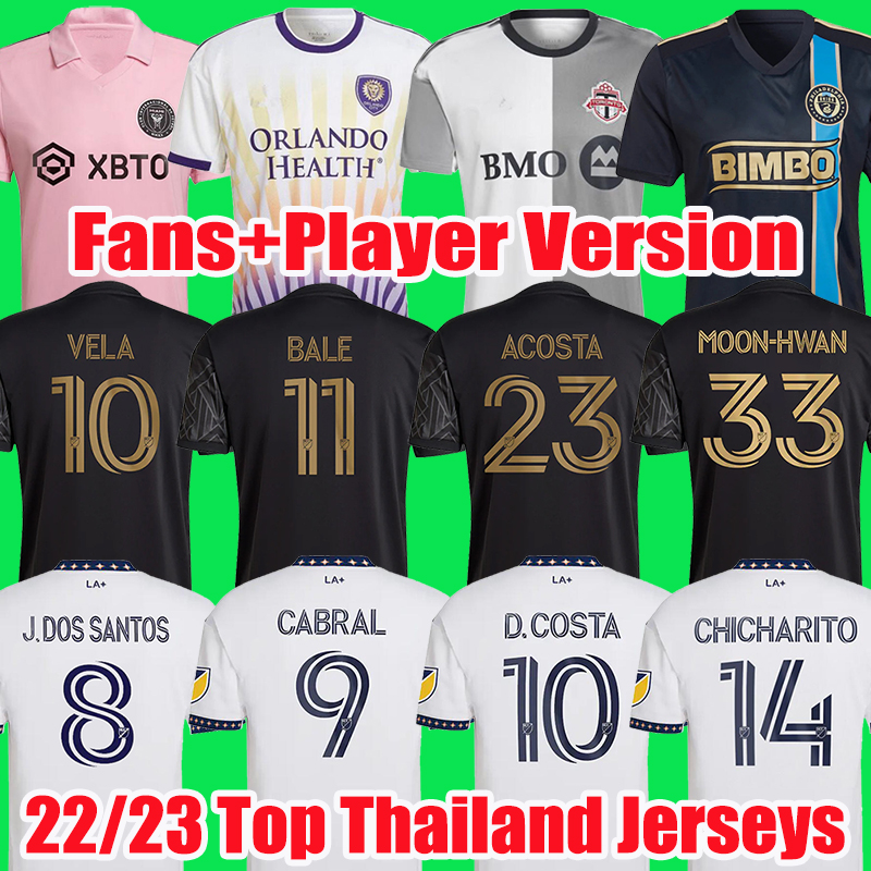 2022 2023 MLS LAFC Soccer Jerseys 10# VELA 11#BALE Chiellini Inter Miami Philadelphia Union Toronto FC LA Galaxy Chicharito HIGUAIN Los Angeles FC 22 23 Football Shirts, Fans philadelphia dark blue
2022 2023 MLS LAFC Soccer Jerseys 10# VELA 11#BALE Chiellini Inter Miami Philadelphia Union Toronto FC LA Galaxy Chicharito HIGUAIN Los Angeles FC 22 23 Football Shirts, Fans philadelphia dark blue
