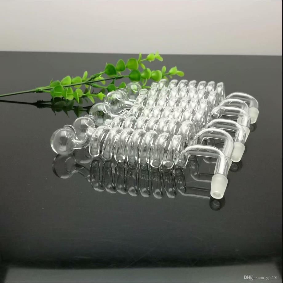 2022 Classic multi-bend spiral glass cooker Glass water hookah Handle Pipes smoking High quality
2022 Classic multi-bend spiral glass cooker Glass water hookah Handle Pipes smoking High quality