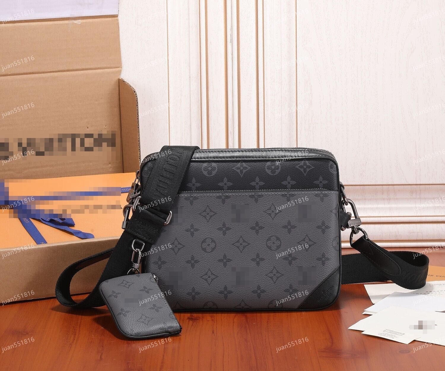 M69443 3 Piece Set Composite Shoulder Bags Men Leather Handbags Wallet Designers Messenger Bag Purse Business Briefcase TRIO Handbag Women, Red+black grid
M69443 3 Piece Set Composite Shoulder Bags Men Leather Handbags Wallet Designers Messenger Bag Purse Business Briefcase TRIO Handbag Women, Red+black grid