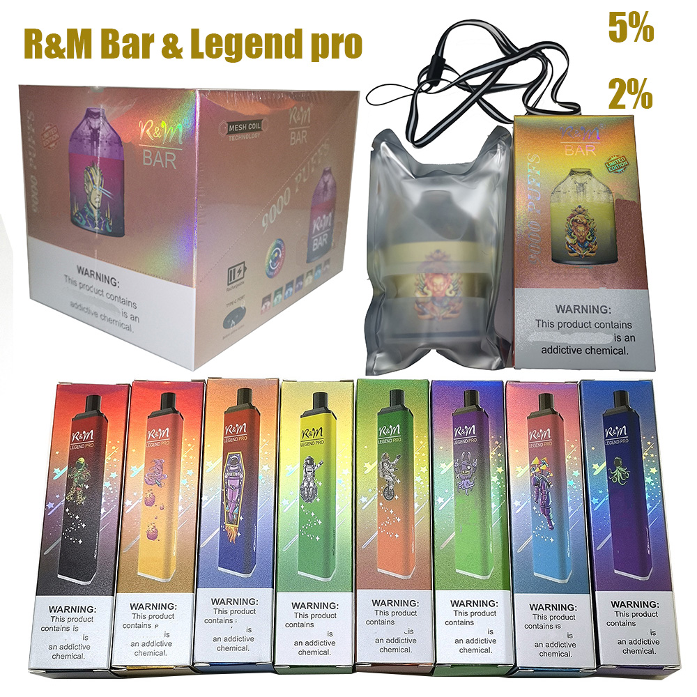 No Tariff Authentic RM Disposable E Cigarettes Vape Legend Pro 7000 Puffs Bar 9000 Puffs 2% 5% Wholesale Rechargeable Battery Desechables Vapes
No Tariff Authentic RM Disposable E Cigarettes Vape Legend Pro 7000 Puffs Bar 9000 Puffs 2% 5% Wholesale Rechargeable Battery Desechables Vapes