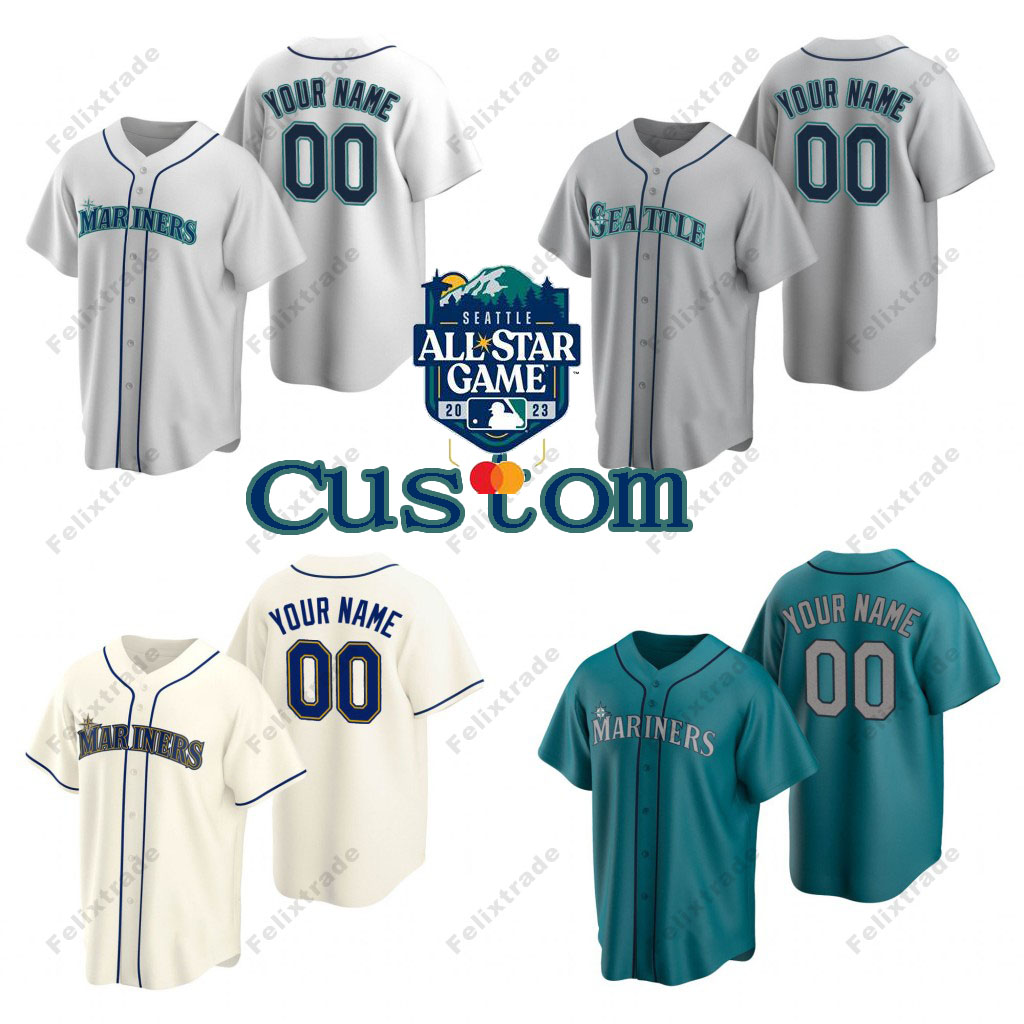 Men 2022 All-Star Seattle Luis Castillo Jersey 23 Ty France 26 Adam Frazier 44 Julio Rodriguez 27 Jesse Winker 28 Eugenio Suarez 3 J.P. Crawford Mariners Baseball Jersey, Grey cool base with patch
Men 2022 All-Star Seattle Luis Castillo Jersey 23 Ty France 26 Adam Frazier 44 Julio Rodriguez 27 Jesse Winker 28 Eugenio Suarez 3 J.P. Crawford Mariners Baseball Jersey, Grey cool base with patch